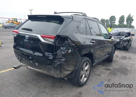 2020 Toyota Rav4 Hybrid Limited из США, поврежденный, VIN 2T3DWRFV1LW051885